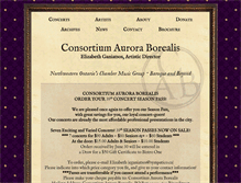 Tablet Screenshot of consortiumauroraborealis.org